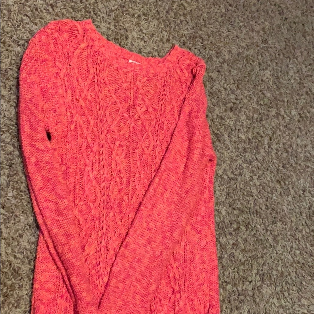 Pink sweater